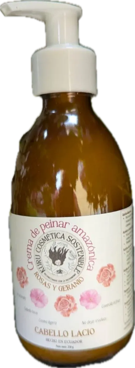 Crema de peinar cabello liso Kuru