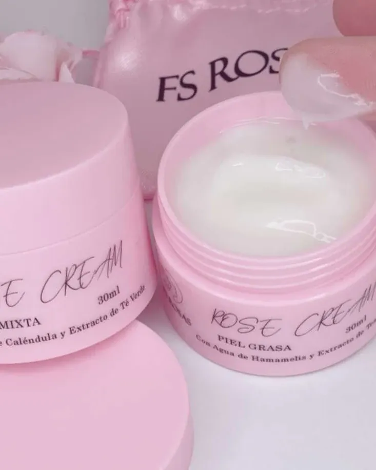 Crema facial de FS Rosas para piel mixta