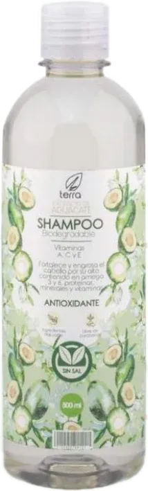 Shampoo sin sal con extracto de aguacate Ecoterra